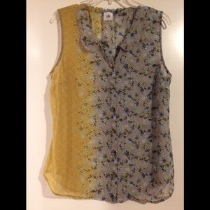 CAbi sleeveless blouse